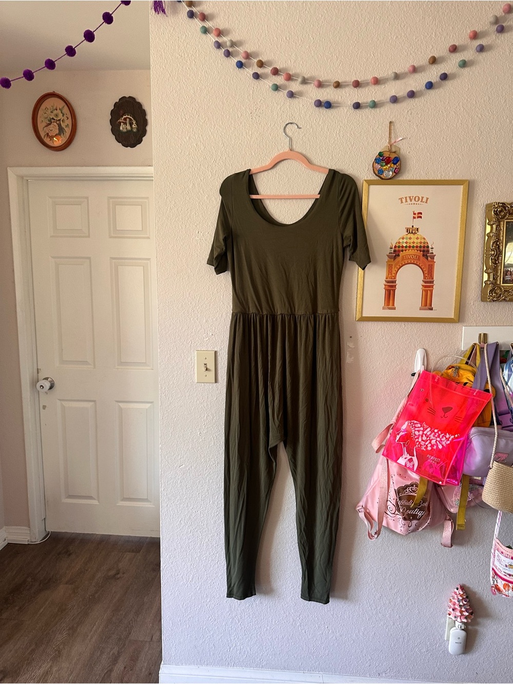 Imbodhi Olive Green Jumpsuit 1X